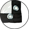 Polyester bandkleur zwart
