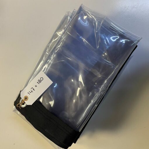 Transparant PVC raamzeil op maat gemaakt - Afbeelding 5