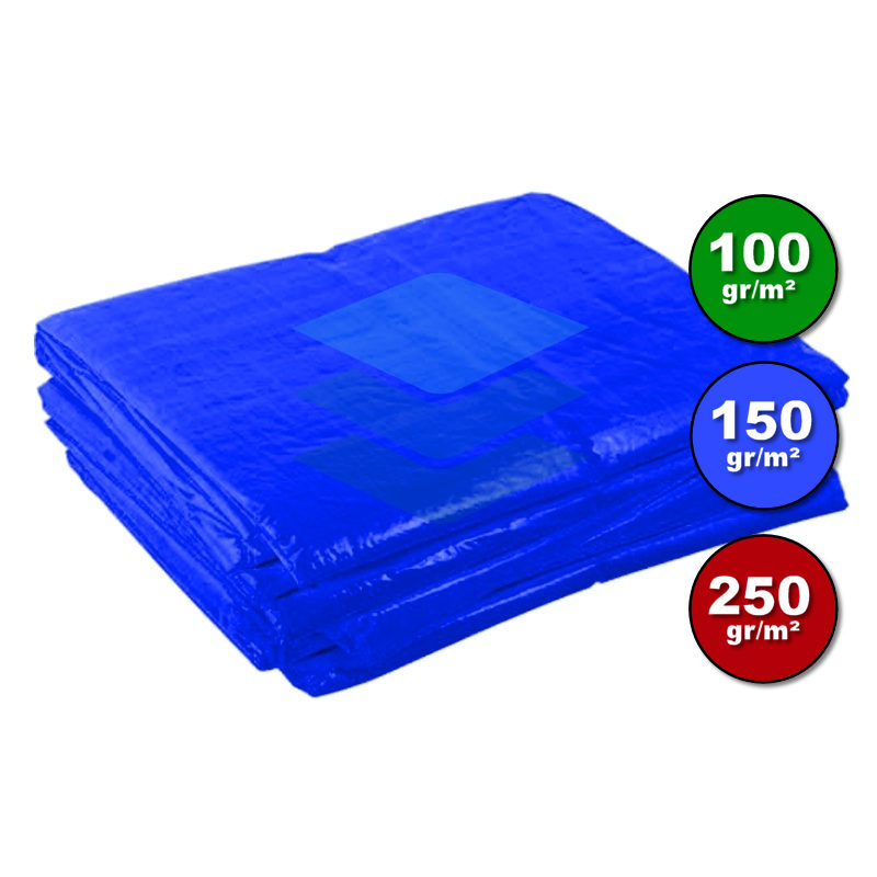 Dekzeil blauw - Afdekzeilen.nl