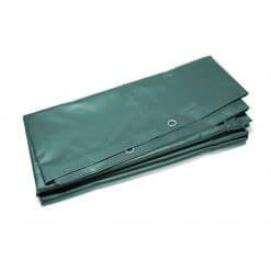 Groen PVC container afdekzeil 350x500cm 600gr/m²