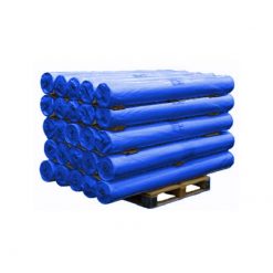 Blauw afdekzeil op rol 2x100m 150gr/m²