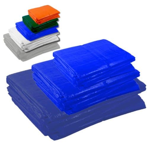 Blauw afdekzeil 250gr