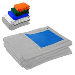 Blauw grijs afdekzeil 180gr