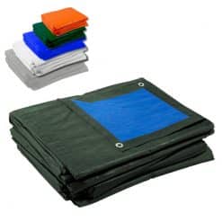 Blauw groen afdekzeil 180gr