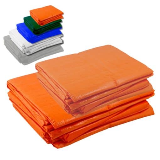 Oranje afdekzeil 150gr