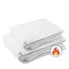 Wit afdekzeil 150gr NVO Brandvertragend
