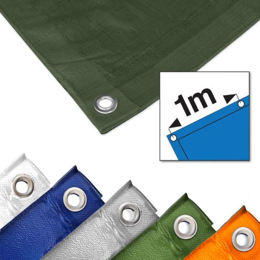 Groen afdekzeil 100/150/180/250gr/m² tegen de laagste prijs!