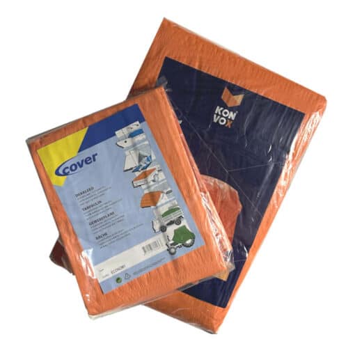 Oranje afdekzeil 4x5m 100gr/m² - Afbeelding 2