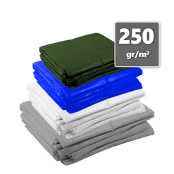 Afdekzeilen 250gr/m²