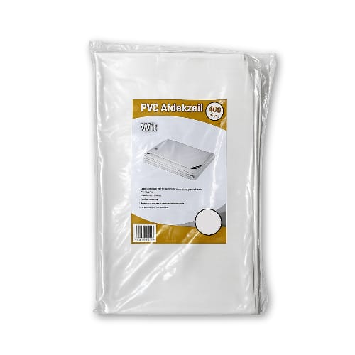 Wit PVC afdekzeil 3x6m 400gr/m² - Afbeelding 3