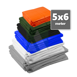 Afdekzeilen 5x6m