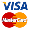 Visa en Mastercard logo