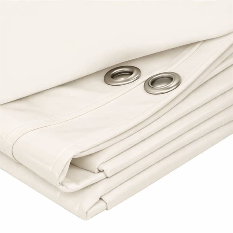 Wit PVC afdekzeil 3x6m 400gr/m² - Afbeelding 2